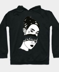 Asian lady Hoodie ZX03