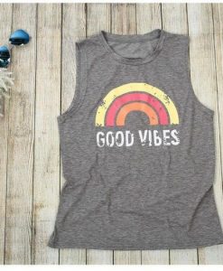 Good Vibes Tank top RE23