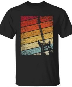 Guitar Bass Retro T-shirt RE23