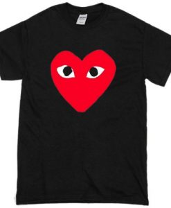 Heart with eyes T-shirt ZX03