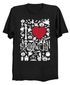 I love Halloween T Shirt ZX03