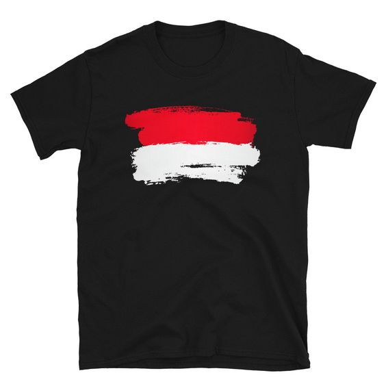 Indonesia Indonesian Flag Retro T-shirt REW