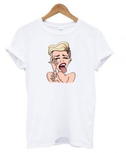 miley cyrus cartoon t-shirt REW