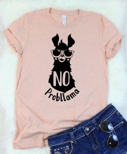 No Probllama T-Shirt ZX03