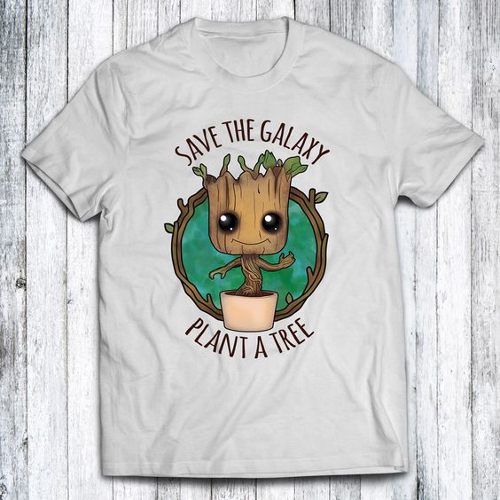 Save The Galaxy Plant A Free T-Shirt ZX03