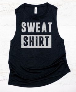 Sweat Shirt Tank Top RE23