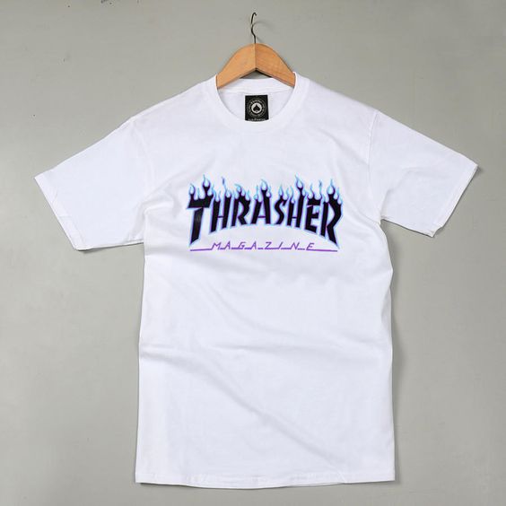 Thrasher Magazine Blue Flame T-shirt REW