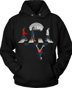 Upside Down Road Stranger Things Hoodie REW