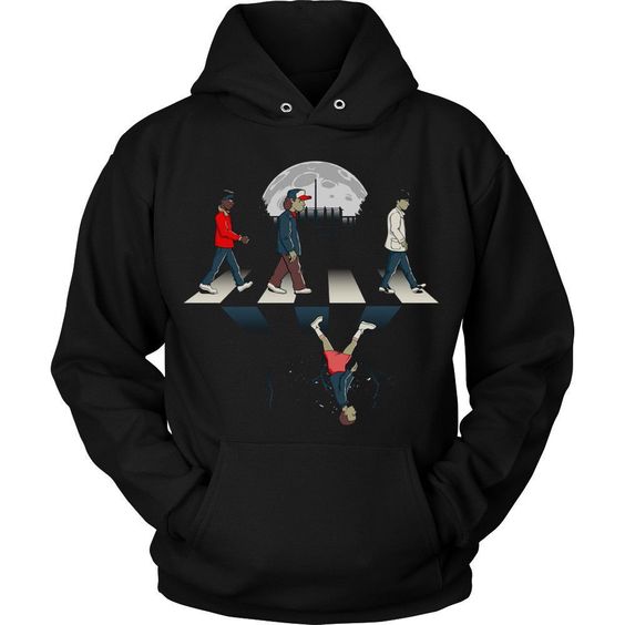 Upside Down Road Stranger Things Hoodie REW