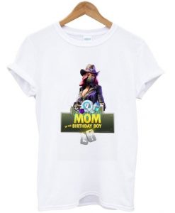 mom on the birthday boy t-shirt ZX03