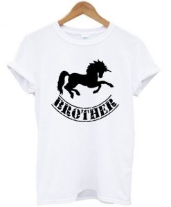 unicorn brother t-shirt ZX03