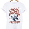 world greatest runner 87 t-shirt REW