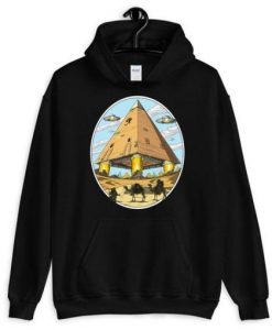 Alien Egyptian Pyramids Hoodie ADR