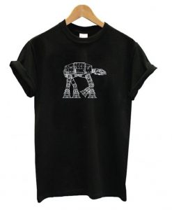 At-At Vintage Star Wars Black t shirt ADR