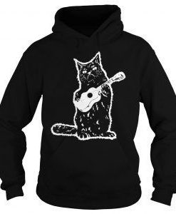 Black Cat Guitarist Hoodie ADR