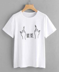 Boy Bye White T-shirt ADR