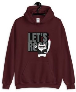 Cat Let's Rock Hoodie ADR