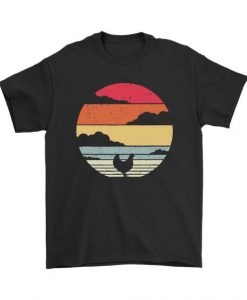 Chicken In The Sunset Vintage Animal Shirts REW