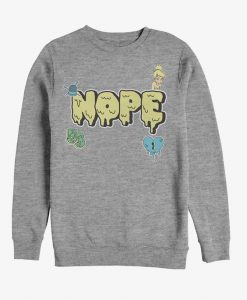 Disney Tinker Bell Nope Melt Sweatshirt ZX03