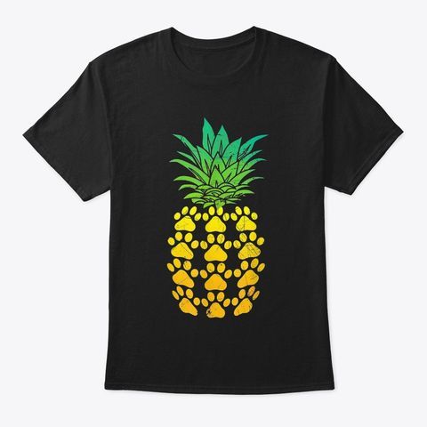 Dog Paw Pineapple T Shirt ADR