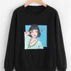 Girl Print Sweatshirt ZX03