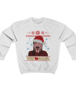 Home Malone Funny Post Malone Ugly Christmas Sweatshirt ZX03