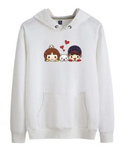 Hoodie Impresso Dos Desenhos Animados ZX03