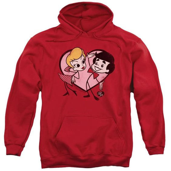 I Love Lucy - Cartoon Love HOODIE ZX03