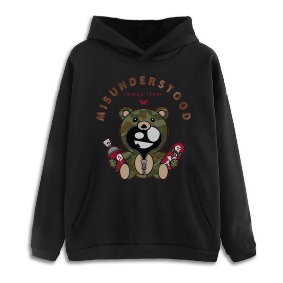 Misunderstood teddy bear Hoodie ZX03