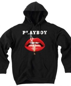 Playboy Smoked Lips Hoodie ZX03