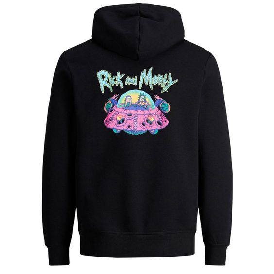 Rick & Morty Portal Gun back Hoodie ADR