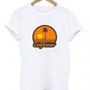 california sunset beach t-shirt REW