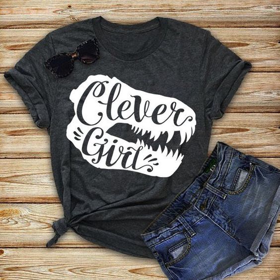 clever girl T-shirt ZX03