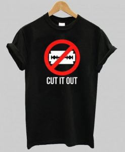 cut it out t shirt ZX03