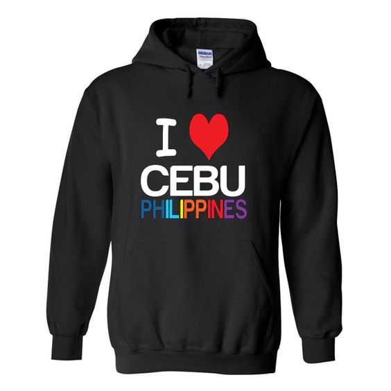 i love cebu philippines hoodie ZX03