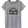 squad girls rainbow t-shirt REW