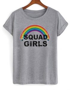 squad girls rainbow t-shirt REW