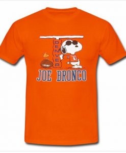 1980's Snoopy Denver Broncos T shirt ZX06