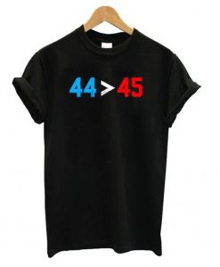 44 45 Obama Is Better Than Trump T shirt ZX06