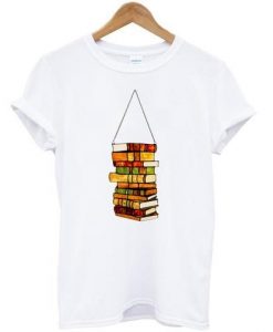 Book Lover's Stained Glass Panel T shirt ZX06