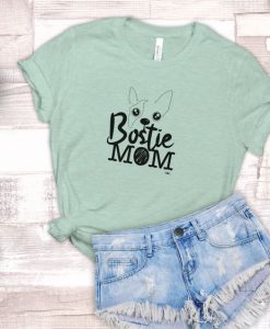 Bostie Mom Unisex Adult T-Shirt ZX06