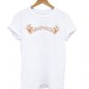 California Poppy White t shirt ZX06