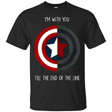 Captain America I'm With You t-shirt ZX06