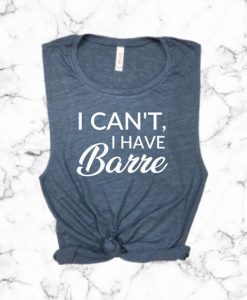 I CAN'T I HAVE BARRE TANK TOP ZX06