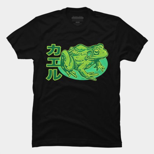 I Love Frogs Japanese Version T Shirt RE23