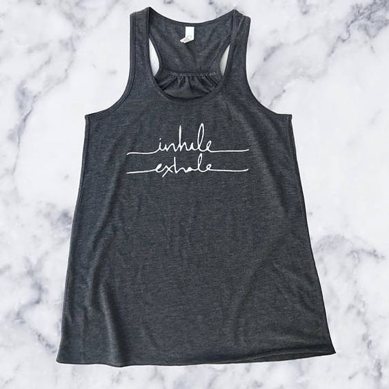 Inhale Exhale Yoga Flowy TANK TOP ZX06