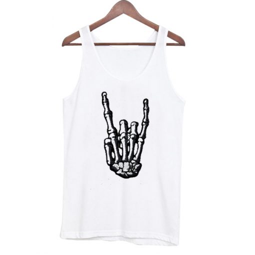 Metal Hand Skeleton Tank Top ADR