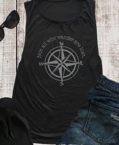 NOT ALL WHO WONDER ARE LOST TANK TOP ZX06