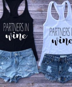 PARTNERS IN WINE TANK TOP ZX06