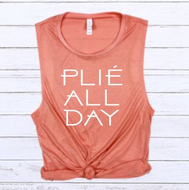 Plie All Day Muscle Tank Top ZX06